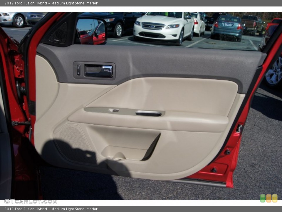 Medium Light Stone Interior Door Panel for the 2012 Ford Fusion Hybrid #56472341