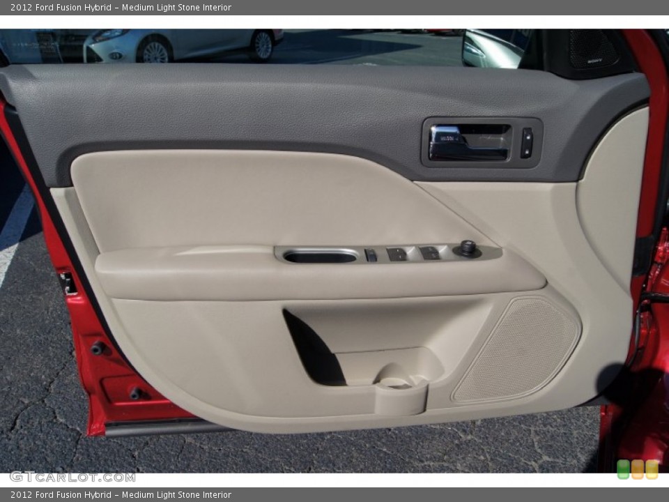 Medium Light Stone Interior Door Panel for the 2012 Ford Fusion Hybrid #56472386