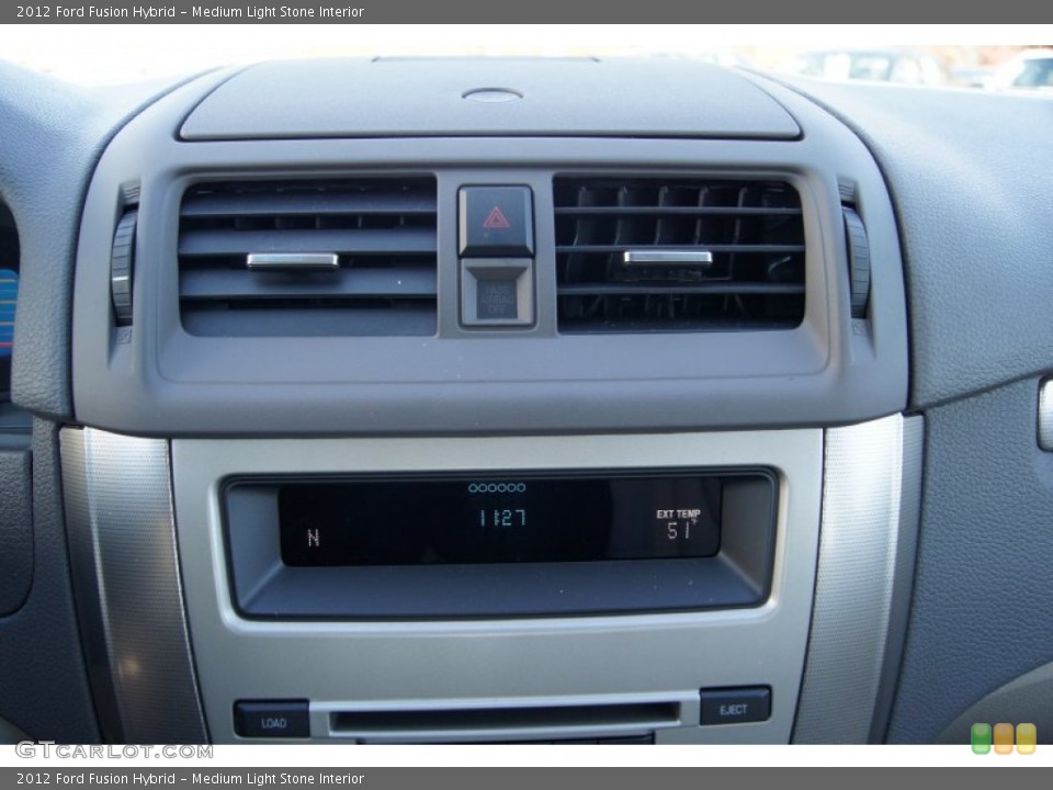 Medium Light Stone Interior Controls for the 2012 Ford Fusion Hybrid #56472464