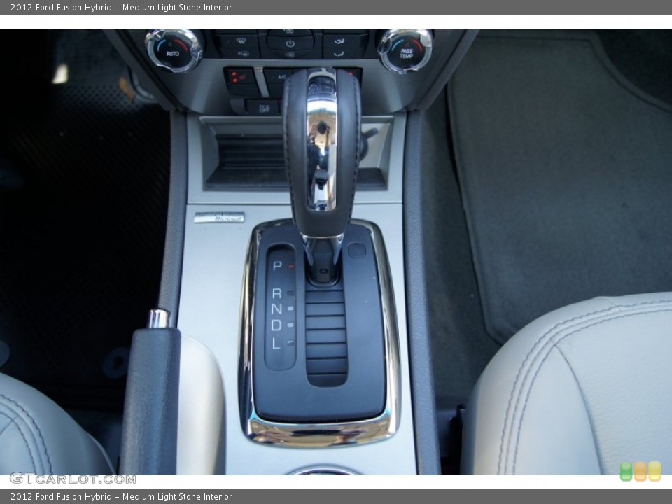 Medium Light Stone Interior Transmission for the 2012 Ford Fusion Hybrid #56472491