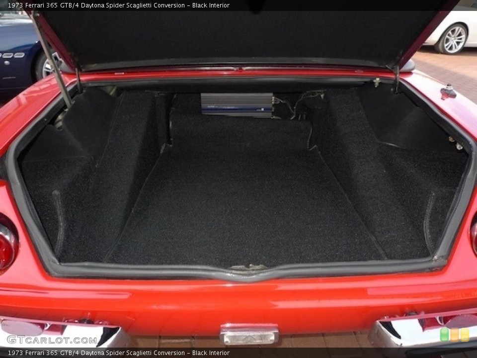 Black Interior Trunk for the 1973 Ferrari 365 GTB/4 Daytona Spider Scaglietti Conversion #56472890