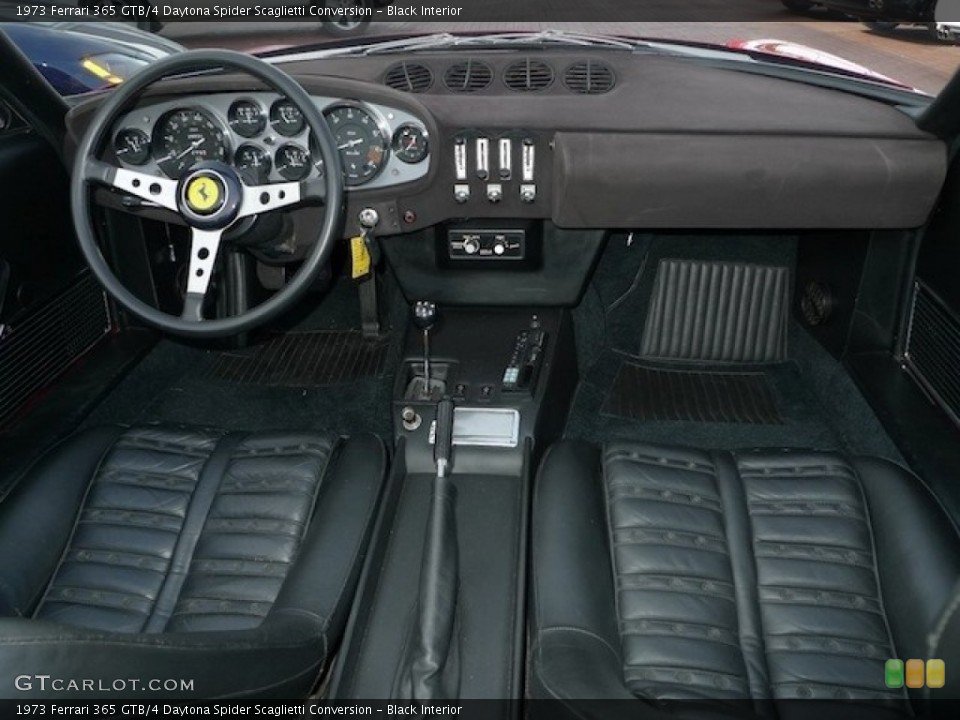 Black Interior Dashboard for the 1973 Ferrari 365 GTB/4 Daytona Spider Scaglietti Conversion #56473016