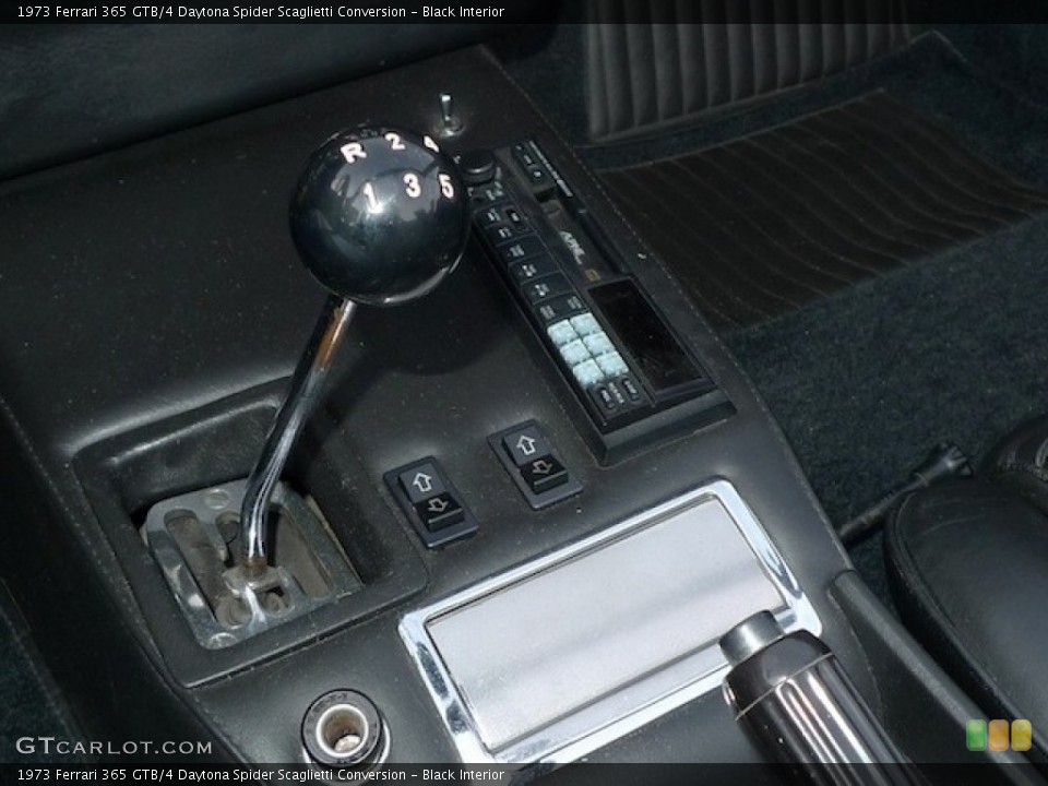 Black Interior Transmission for the 1973 Ferrari 365 GTB/4 Daytona Spider Scaglietti Conversion #56473053