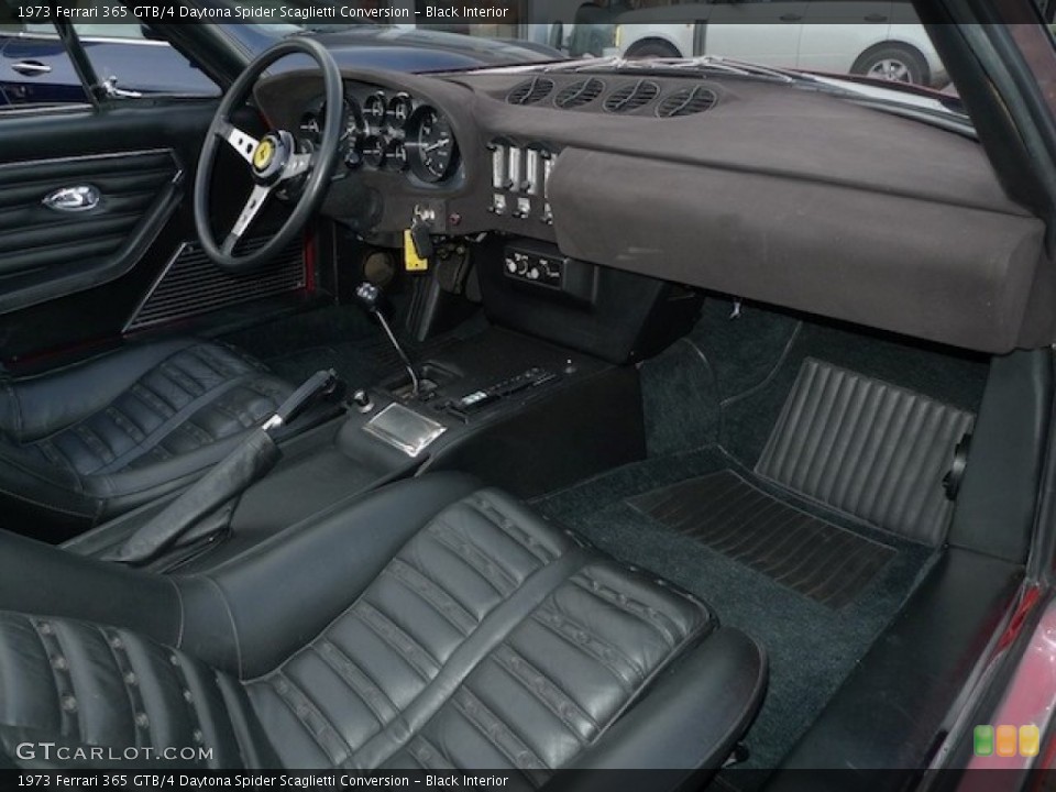 Black Interior Dashboard for the 1973 Ferrari 365 GTB/4 Daytona Spider Scaglietti Conversion #56473073