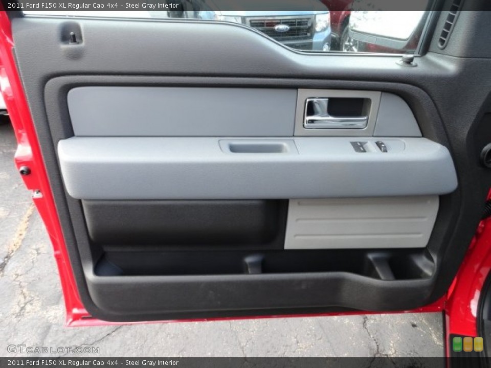 Steel Gray Interior Door Panel for the 2011 Ford F150 XL Regular Cab 4x4 #56473184