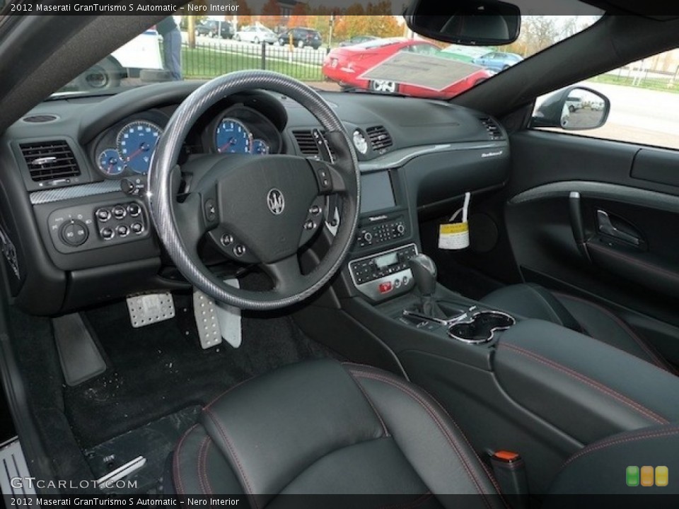 Nero Interior Prime Interior for the 2012 Maserati GranTurismo S Automatic #56473253