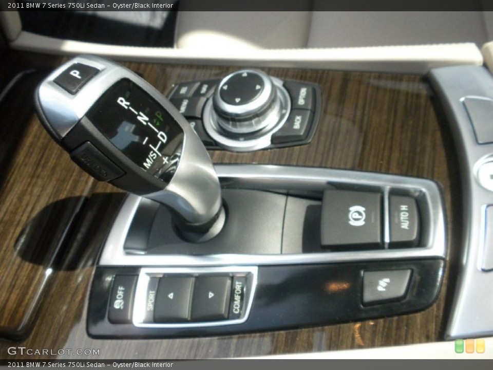 Oyster/Black Interior Transmission for the 2011 BMW 7 Series 750Li Sedan #56478075