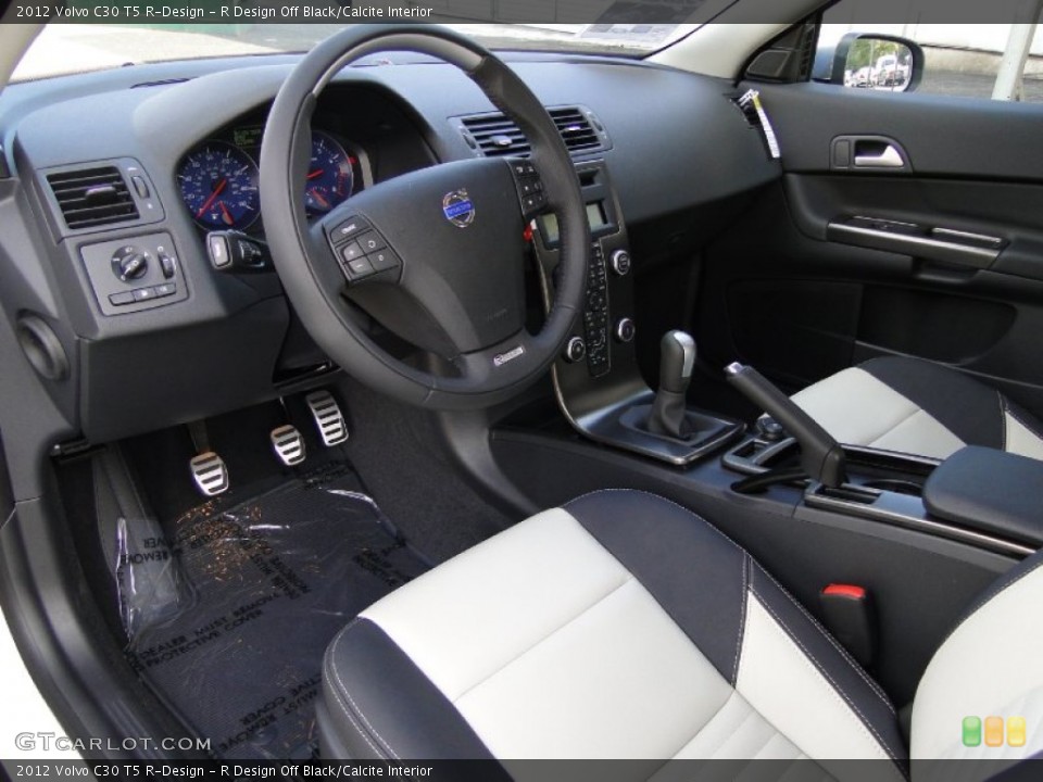 R Design Off Black/Calcite Interior Photo for the 2012 Volvo C30 T5 R-Design #56479461