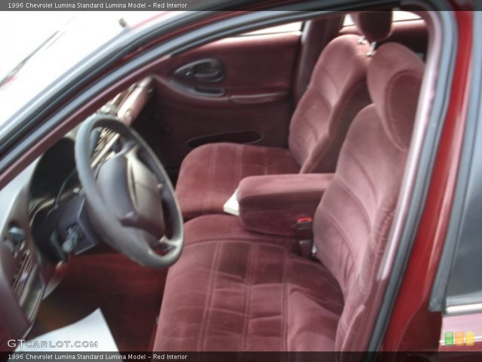 Red Interior Photo for the 1996 Chevrolet Lumina  #56482122