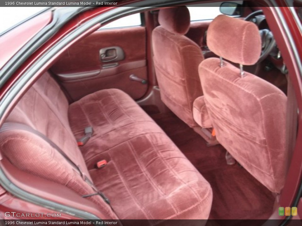 Red 1996 Chevrolet Lumina Interiors