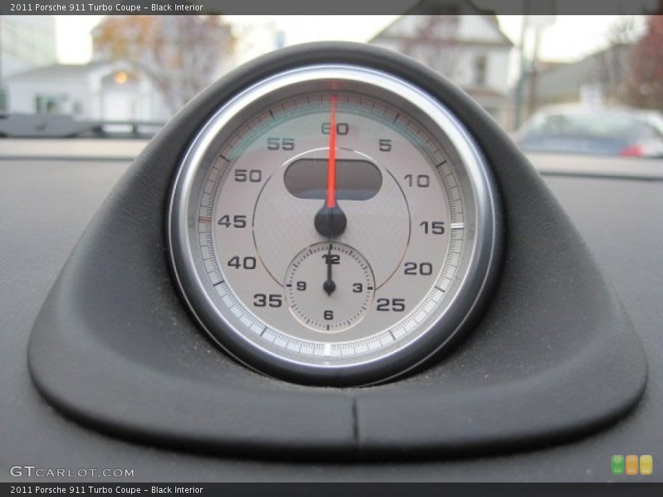 Black Interior Gauges for the 2011 Porsche 911 Turbo Coupe #56482286