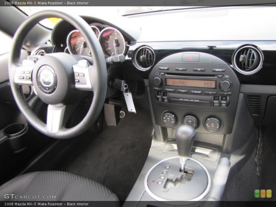 Black Interior Dashboard for the 2008 Mazda MX-5 Miata Roadster #56482878