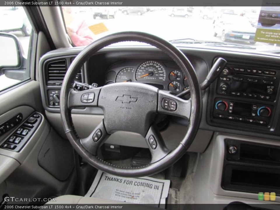 Gray/Dark Charcoal Interior Dashboard for the 2006 Chevrolet Suburban LT 1500 4x4 #56484386