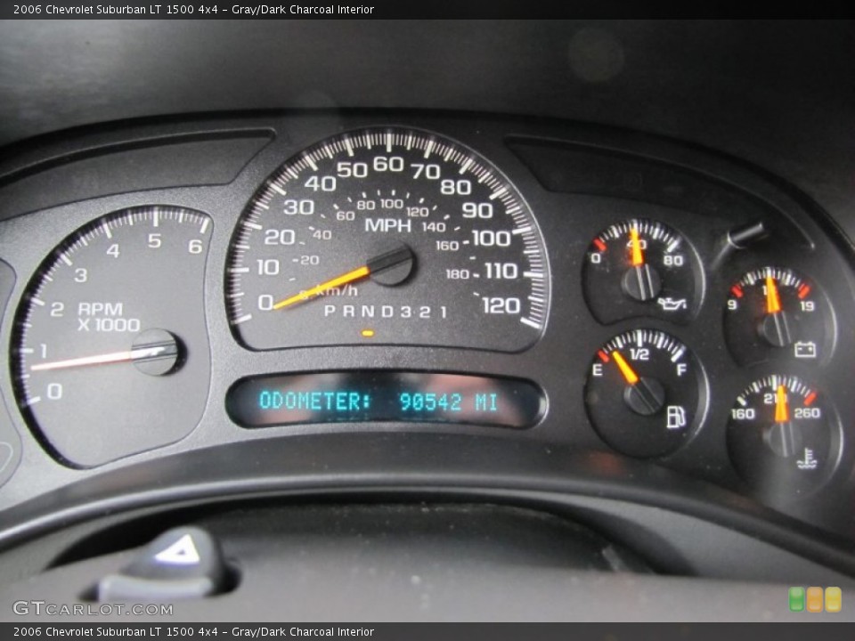 Gray/Dark Charcoal Interior Gauges for the 2006 Chevrolet Suburban LT 1500 4x4 #56484395