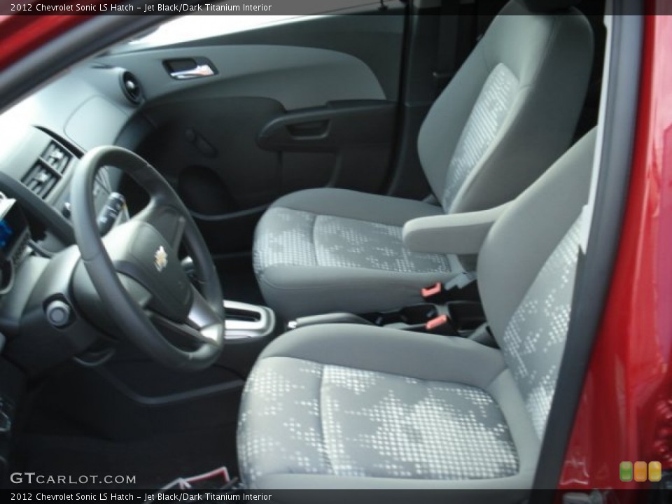 Jet Black/Dark Titanium Interior Photo for the 2012 Chevrolet Sonic LS Hatch #56484459
