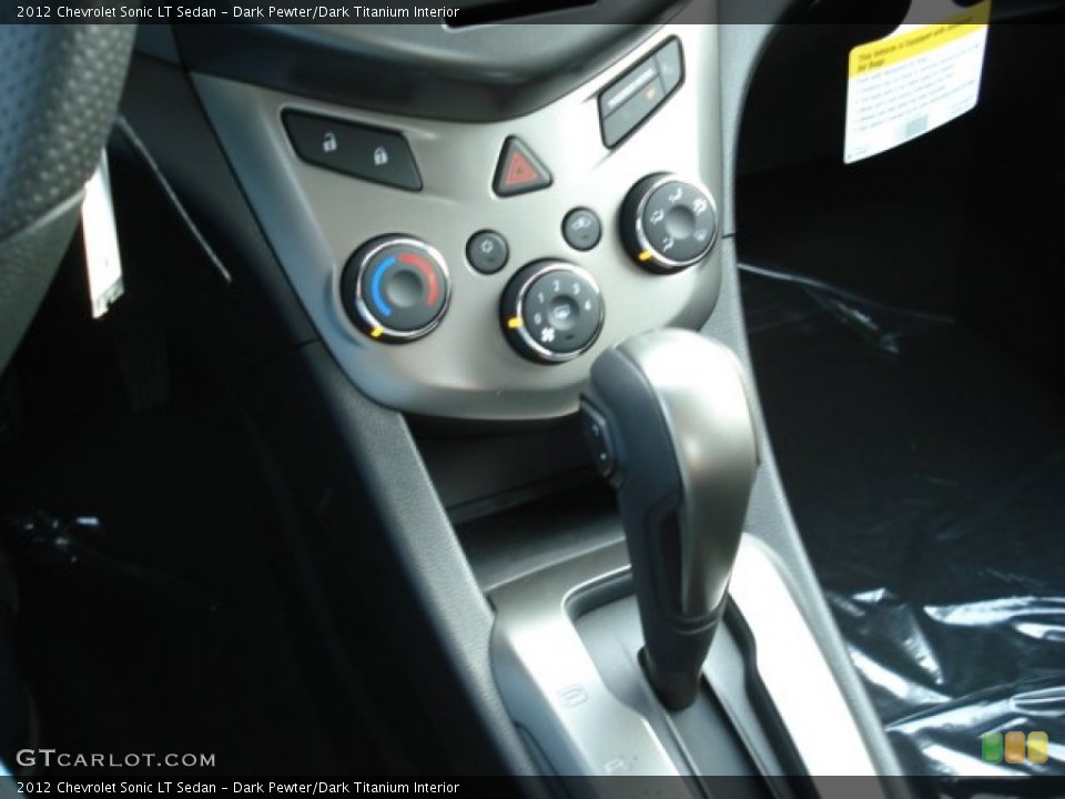 Dark Pewter/Dark Titanium Interior Transmission for the 2012 Chevrolet Sonic LT Sedan #56485398