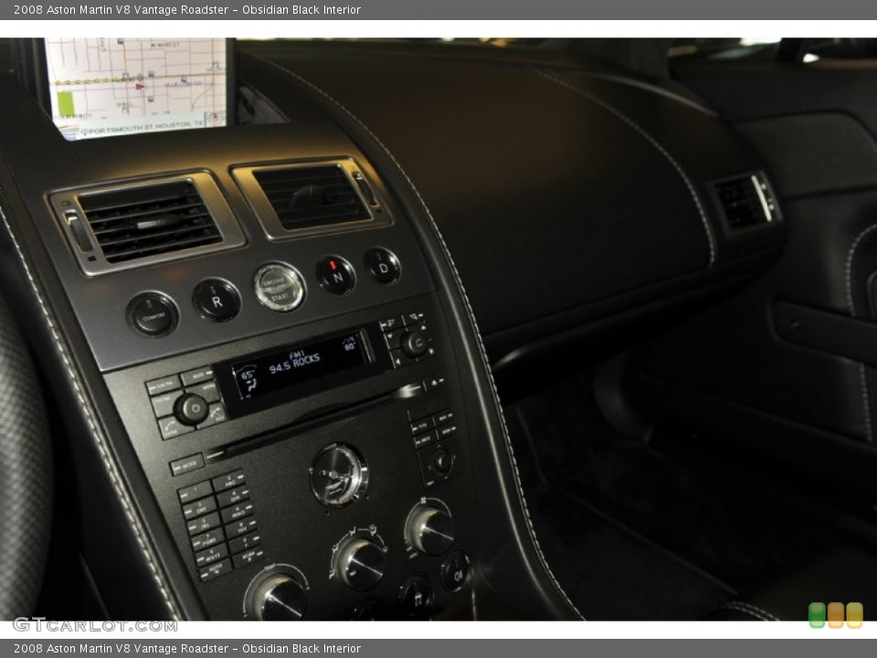 Obsidian Black Interior Controls for the 2008 Aston Martin V8 Vantage Roadster #56486055