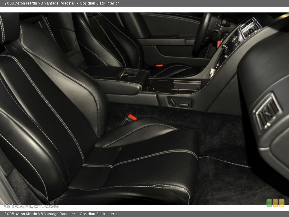 Obsidian Black Interior Photo for the 2008 Aston Martin V8 Vantage Roadster #56486215