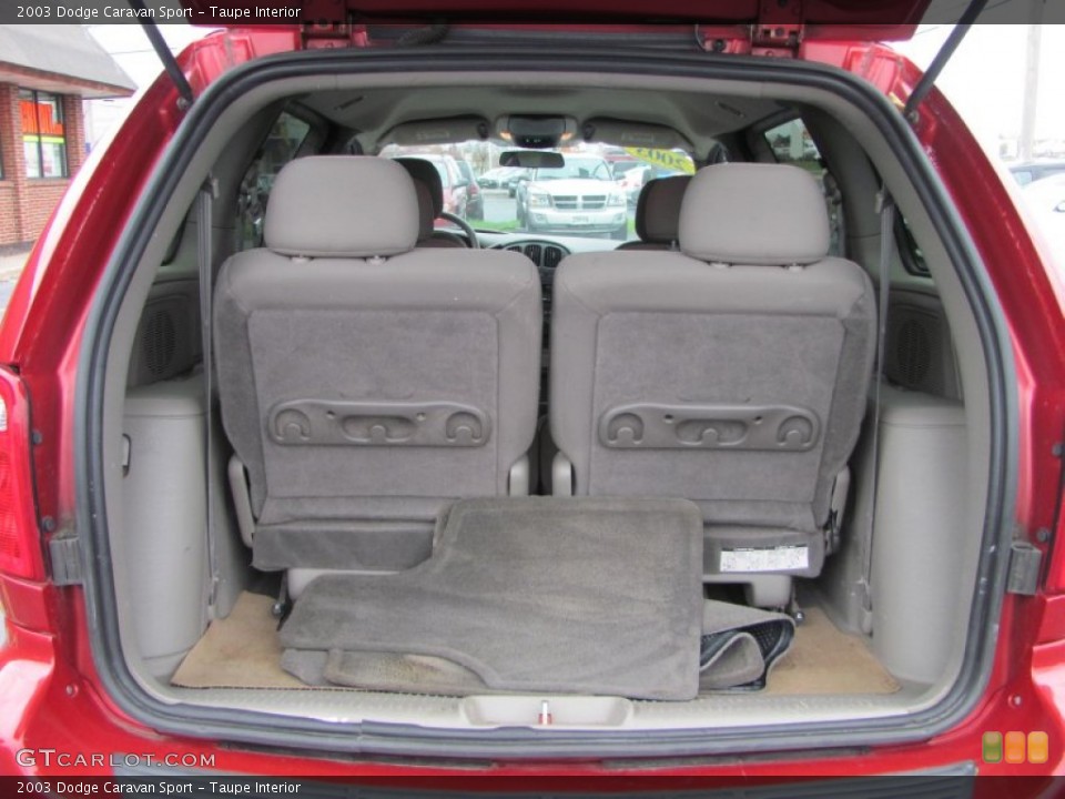 Taupe Interior Trunk for the 2003 Dodge Caravan Sport #56486280