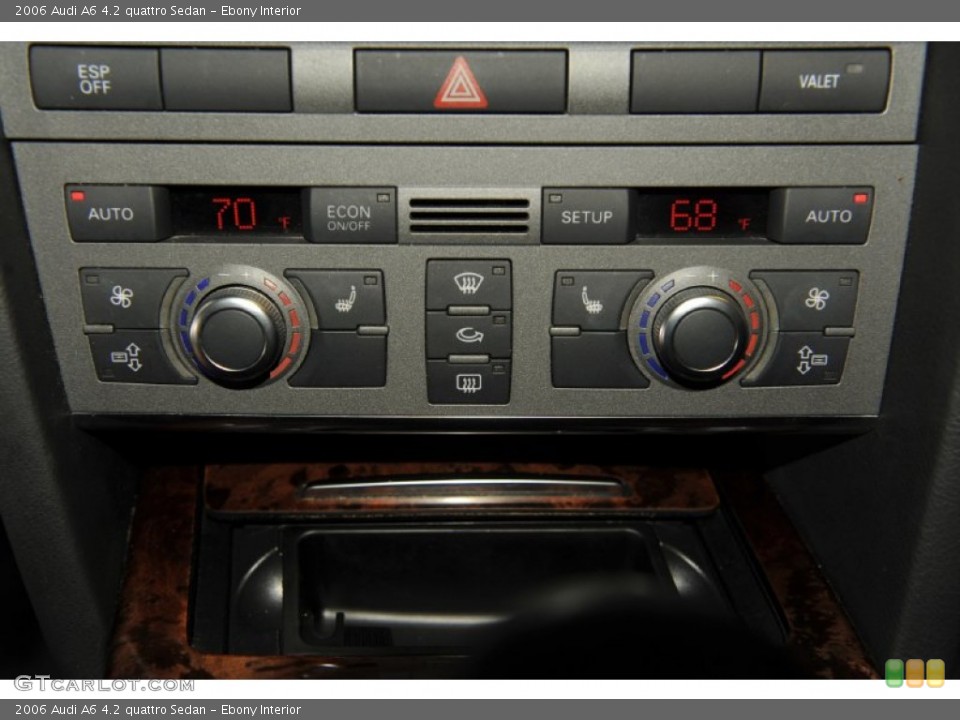 Ebony Interior Controls for the 2006 Audi A6 4.2 quattro Sedan #56486492