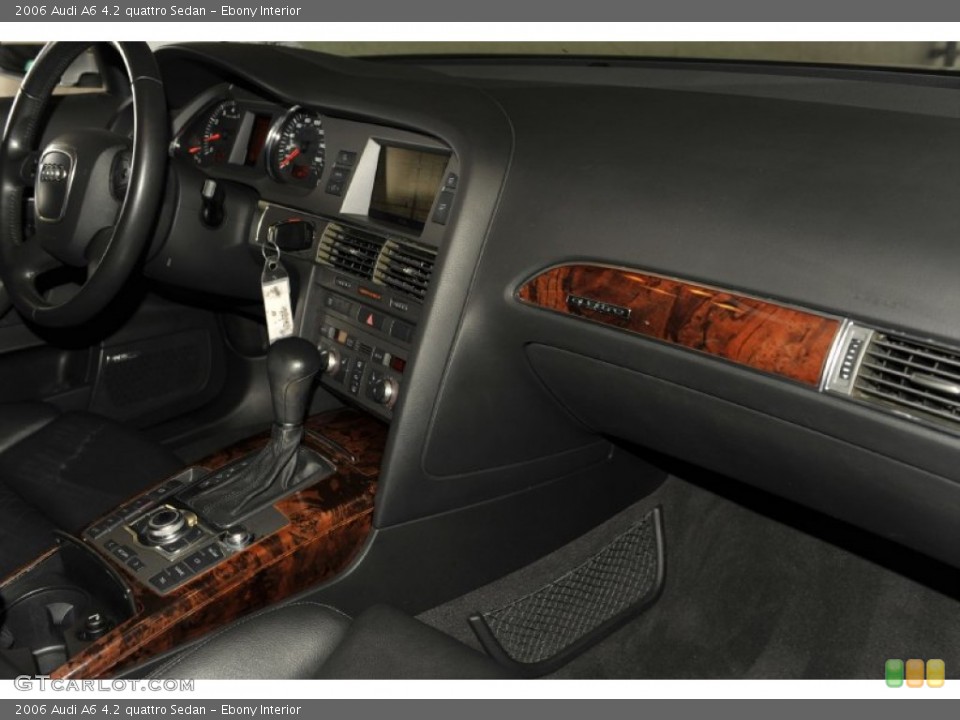 Ebony Interior Dashboard for the 2006 Audi A6 4.2 quattro Sedan #56486697