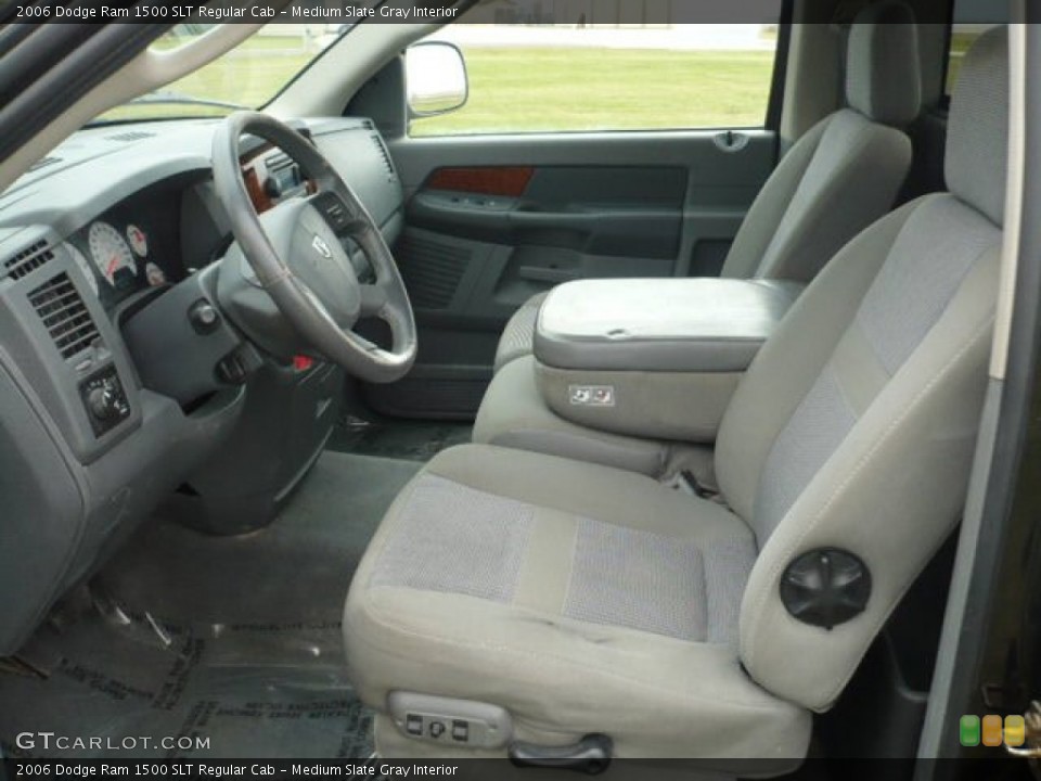 Medium Slate Gray Interior Photo for the 2006 Dodge Ram 1500 SLT Regular Cab #56487285