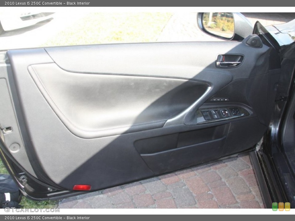 Black Interior Door Panel for the 2010 Lexus IS 250C Convertible #56488992