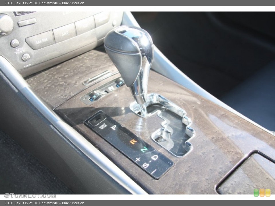 Black Interior Transmission for the 2010 Lexus IS 250C Convertible #56489083