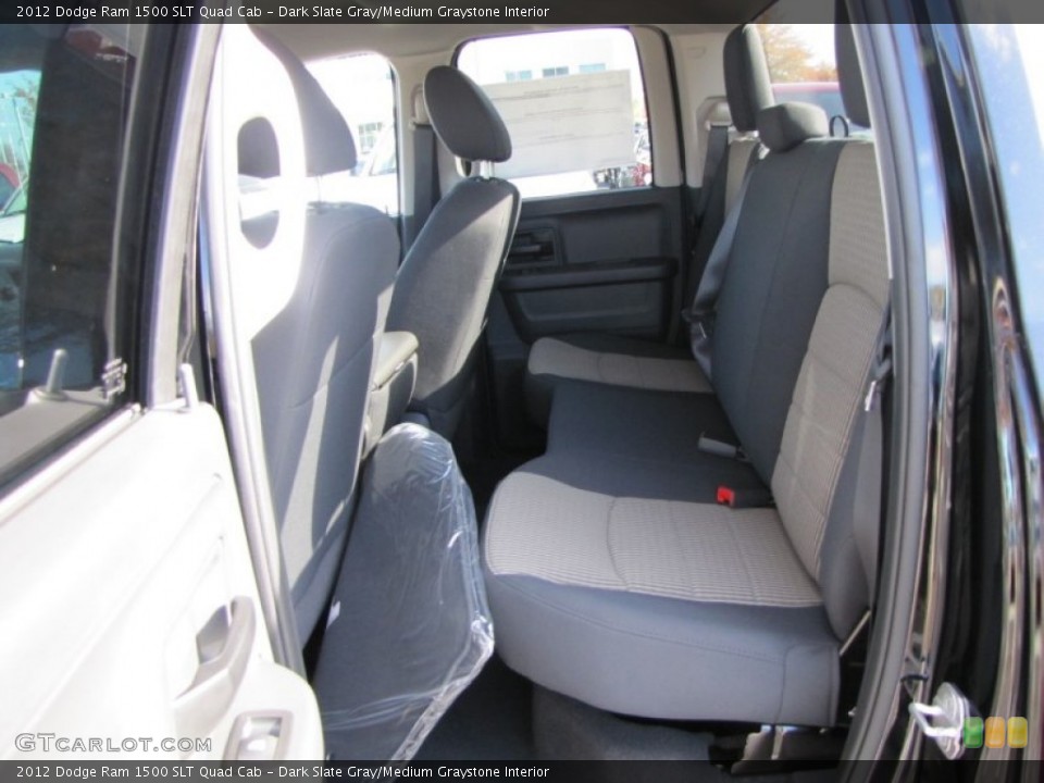Dark Slate Gray/Medium Graystone Interior Photo for the 2012 Dodge Ram 1500 SLT Quad Cab #56489304