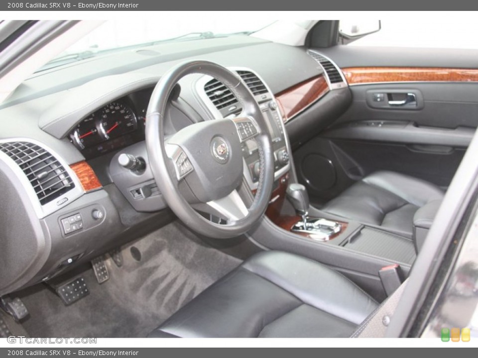 Ebony/Ebony Interior Prime Interior for the 2008 Cadillac SRX V8 #56489442