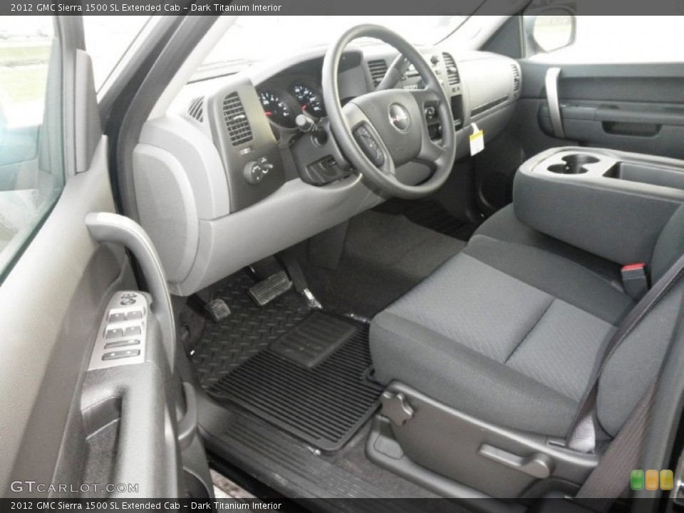 Dark Titanium Interior Photo for the 2012 GMC Sierra 1500 SL Extended Cab #56489501