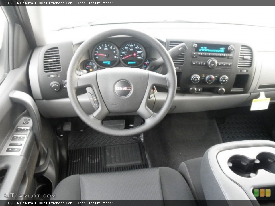 Dark Titanium Interior Dashboard for the 2012 GMC Sierra 1500 SL Extended Cab #56489544