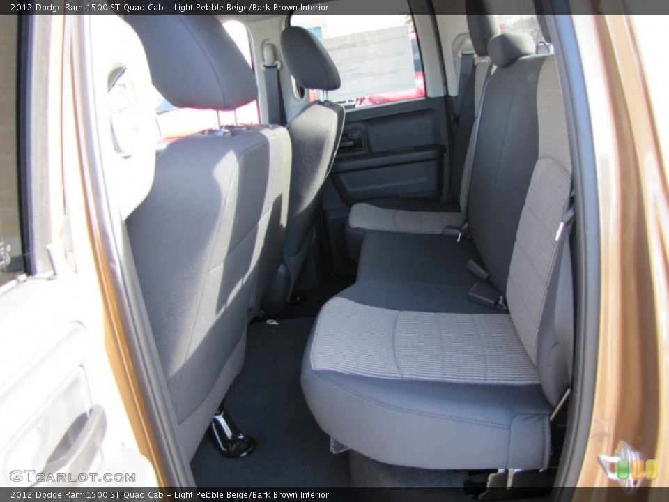 Light Pebble Beige/Bark Brown Interior Photo for the 2012 Dodge Ram 1500 ST Quad Cab #56489550