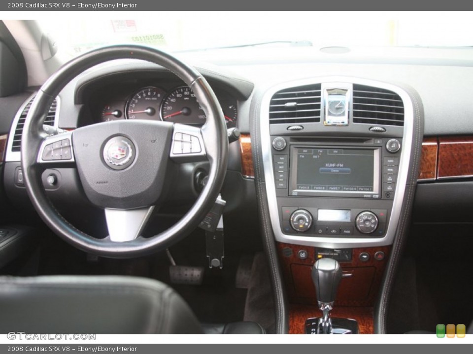 Ebony/Ebony Interior Dashboard for the 2008 Cadillac SRX V8 #56489598
