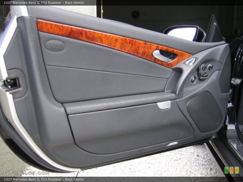 Black Interior Door Panel for the 2007 Mercedes-Benz SL 550 Roadster #56490253