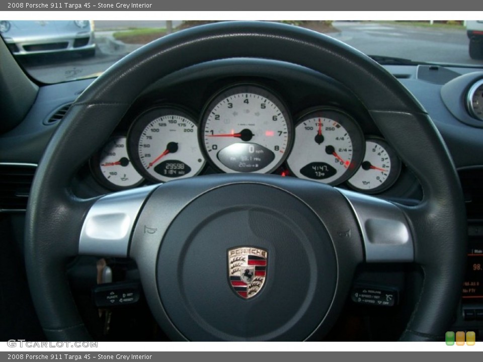 Stone Grey Interior Gauges for the 2008 Porsche 911 Targa 4S #56492370