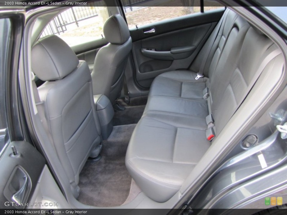 Gray Interior Photo for the 2003 Honda Accord EX-L Sedan #56492410