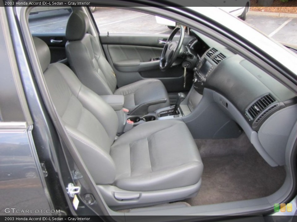 Gray Interior Photo for the 2003 Honda Accord EX-L Sedan #56492418