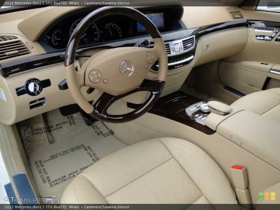 Cashmere/Savanna Interior Photo for the 2012 Mercedes-Benz S 350 BlueTEC 4Matic #56495613