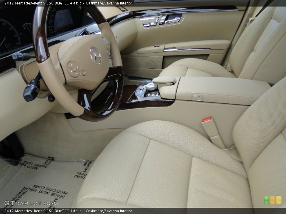Cashmere/Savanna Interior Photo for the 2012 Mercedes-Benz S 350 BlueTEC 4Matic #56495622