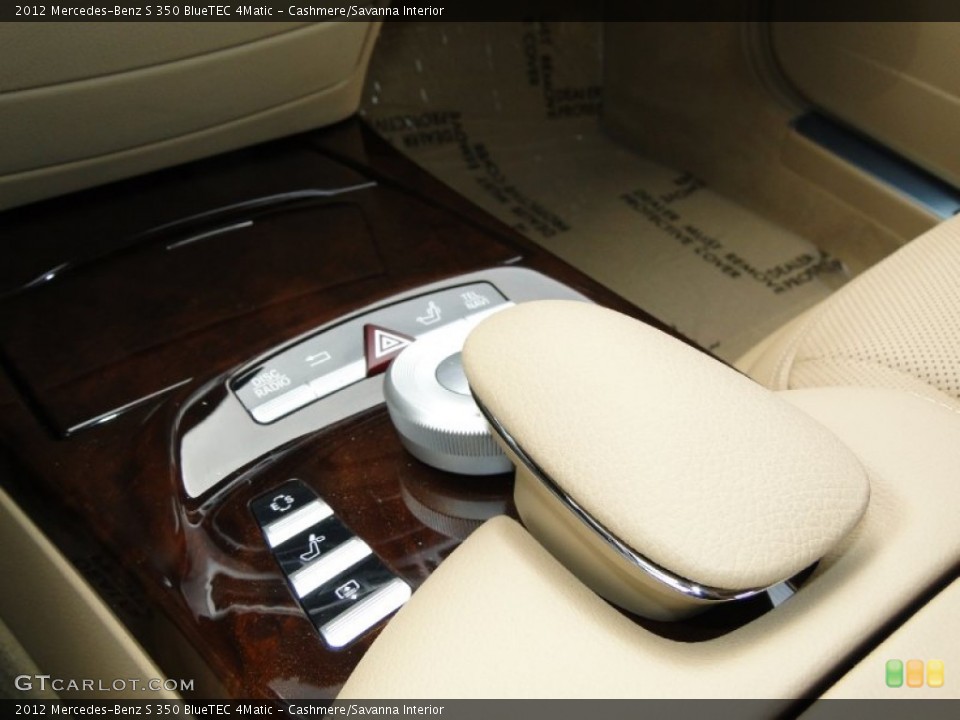 Cashmere/Savanna Interior Controls for the 2012 Mercedes-Benz S 350 BlueTEC 4Matic #56495686