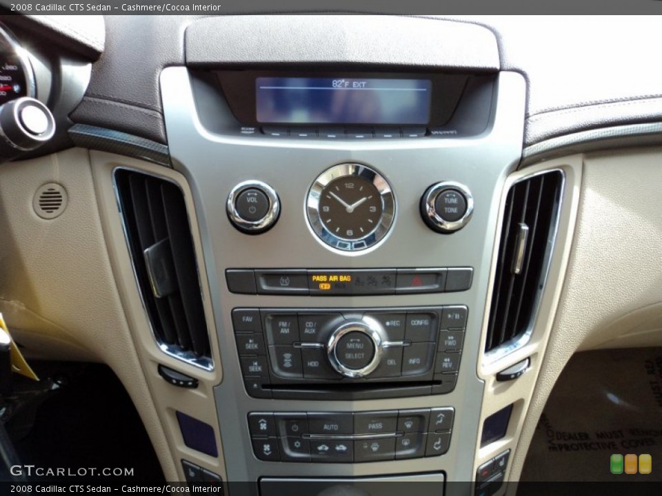 Cashmere/Cocoa Interior Controls for the 2008 Cadillac CTS Sedan #56496129