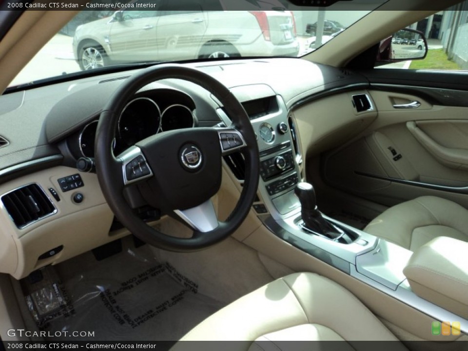 Cashmere/Cocoa Interior Prime Interior for the 2008 Cadillac CTS Sedan #56496162