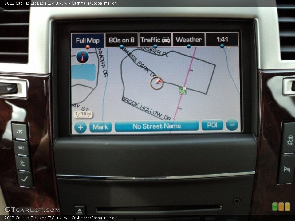 Cashmere/Cocoa Interior Navigation for the 2012 Cadillac Escalade ESV Luxury #56496870
