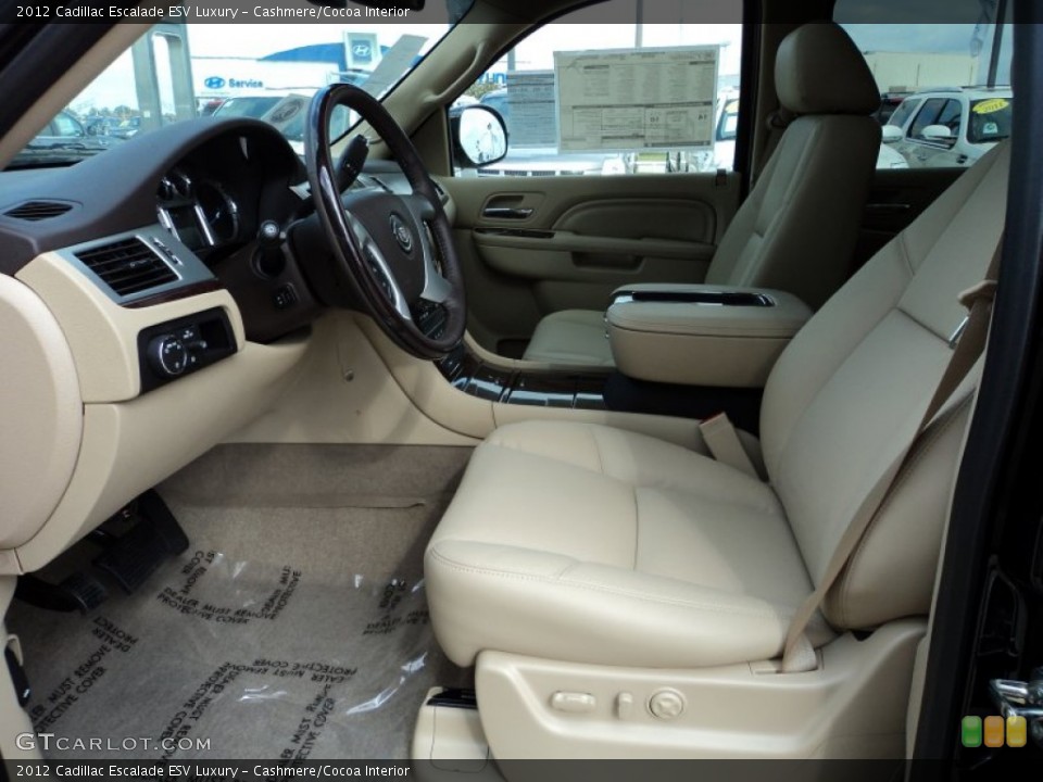 Cashmere/Cocoa Interior Photo for the 2012 Cadillac Escalade ESV Luxury #56496918