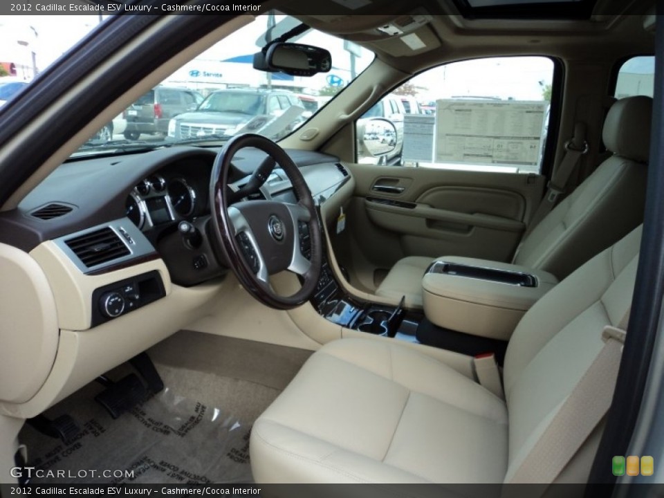 Cashmere/Cocoa Interior Photo for the 2012 Cadillac Escalade ESV Luxury #56497572