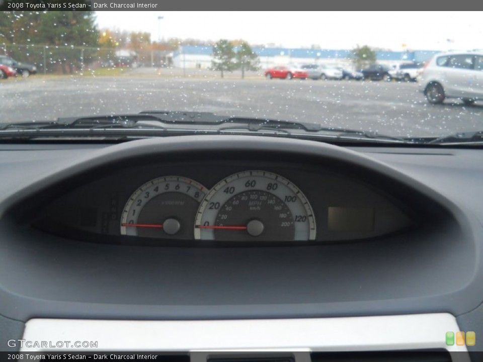 Dark Charcoal Interior Gauges for the 2008 Toyota Yaris S Sedan #56500077
