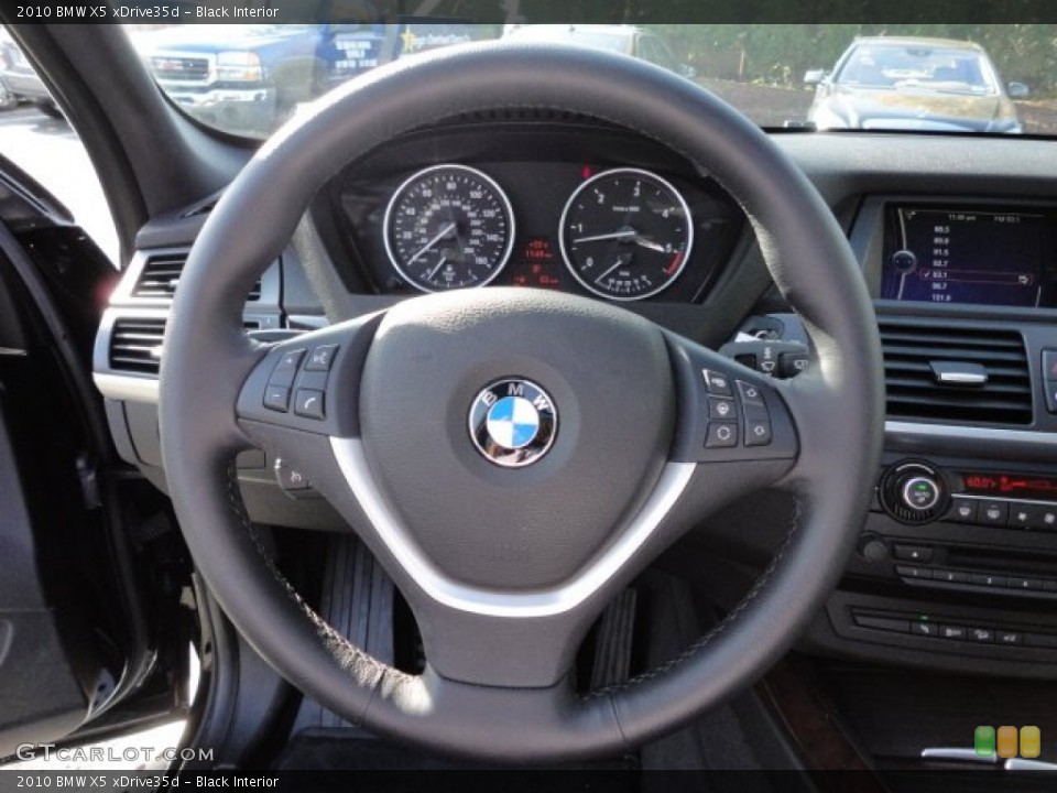 Black Interior Steering Wheel for the 2010 BMW X5 xDrive35d #56501211