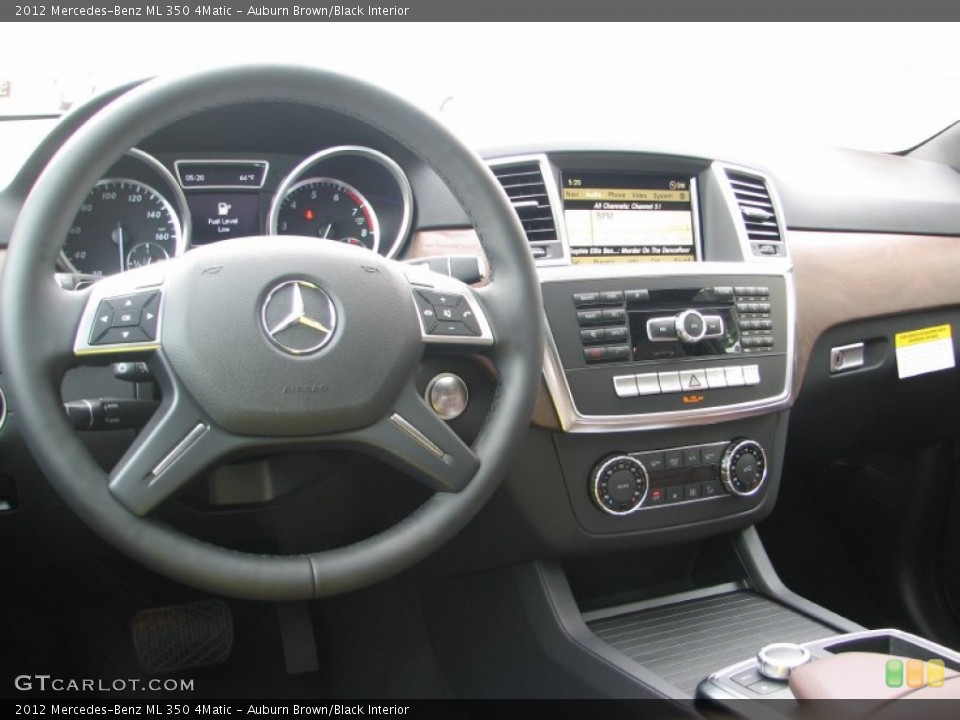 Auburn Brown/Black Interior Dashboard for the 2012 Mercedes-Benz ML 350 4Matic #56501988