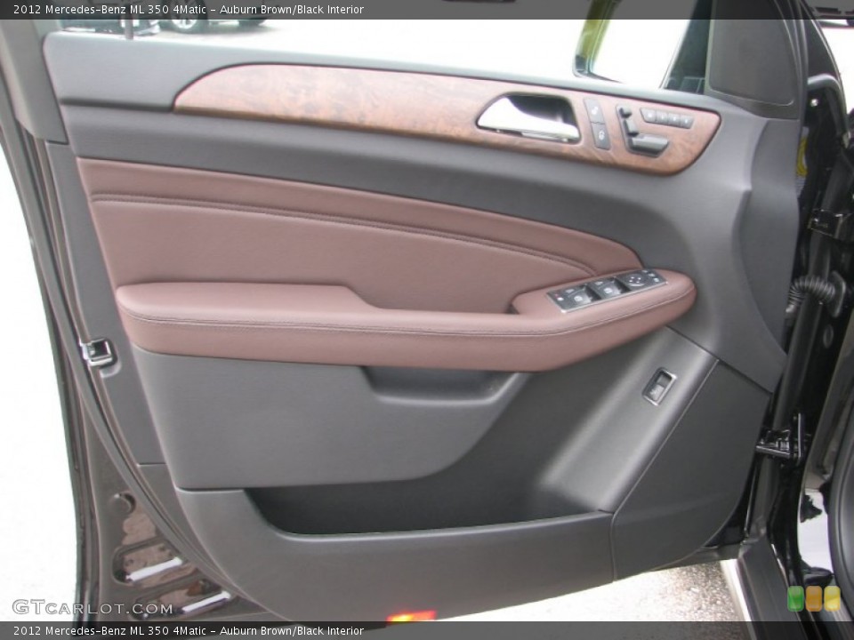 Auburn Brown/Black Interior Door Panel for the 2012 Mercedes-Benz ML 350 4Matic #56501997